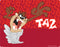 Looney Tunes Tasmanian Devil Swirl Xbox 360 Slim (2010) Skin